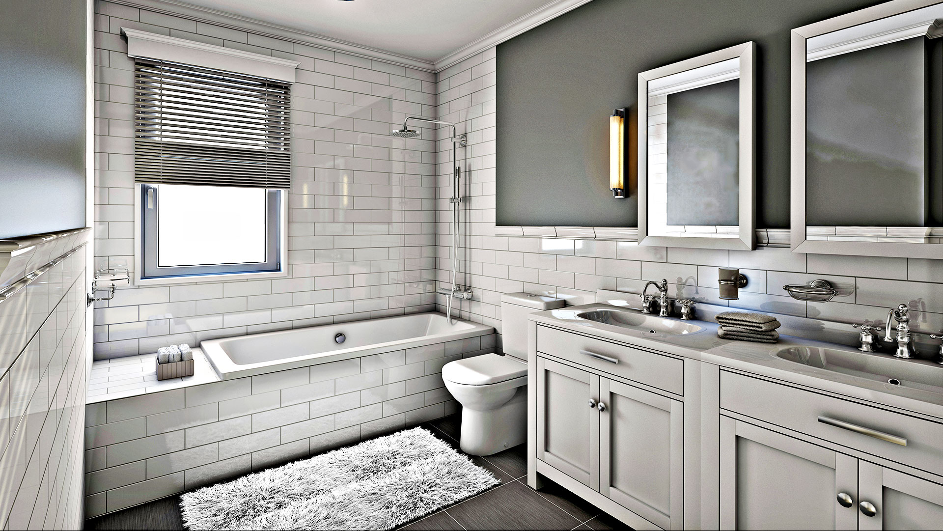 LinkNow Media Remodeled Bathroom